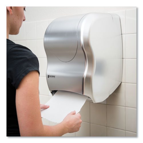 Tear-n-dry Touchless Roll Towel Dispenser, 16.75 X 10 X 12.5, Silver