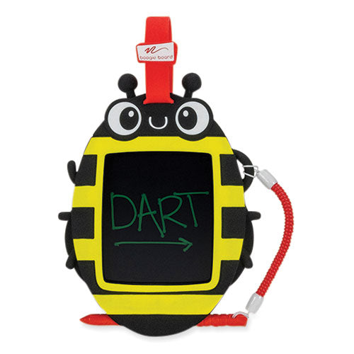 Sketch Pals Digital Doodle Pad, Dart The Bee, 4" Lcd Touchscreen, 5" X 8.25", Black/yellow/white