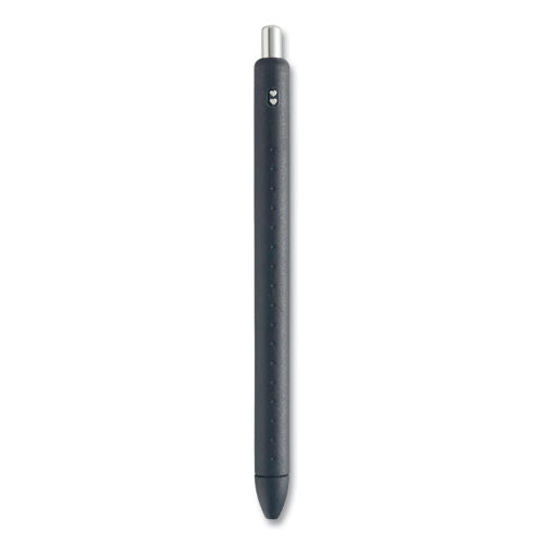 Inkjoy Gel Pen, Retractable, Medium 0.7 Mm, Black Ink, Black/smoke Barrel, 8/pack