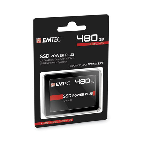 X150 Power Plus Internal Solid State Drive, 480 Gb, Sata Iii