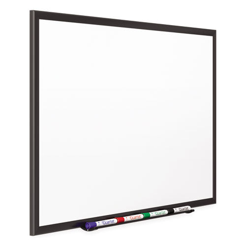 Classic Series Porcelain Magnetic Dry Erase Board, 96 X 48, White Surface, Black Aluminum Frame