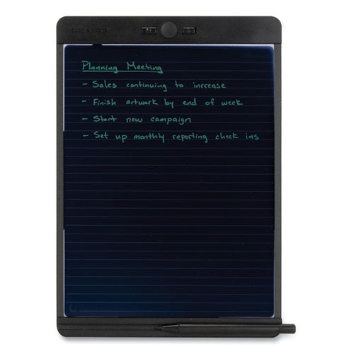 Blackboard Original Reusable Writing Tablet, 8.5" X 11" Lcd Screen, 10.5" X 1" X 13.8", Black