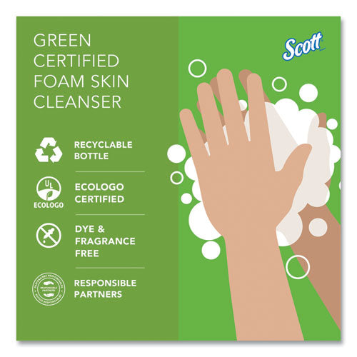 Essential Green Certified Foam Skin Cleanser, Fragrance-free, 1,500 Ml Refill, 2/carton