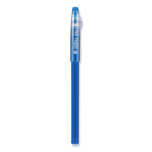 Frixion Colorsticks Erasable Gel Pen, Clipless Stick, Fine 0.7 Mm, Blue Ink, Blue Barrel, Dozen