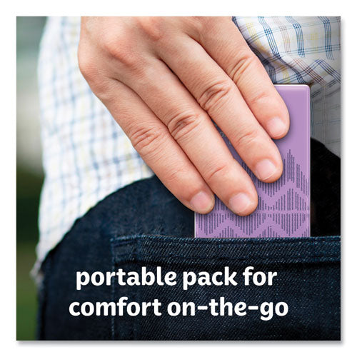 On The Go Packs Facial Tissues, 3-ply, White, 10 Sheets/pouch, 8 Pouches/pack