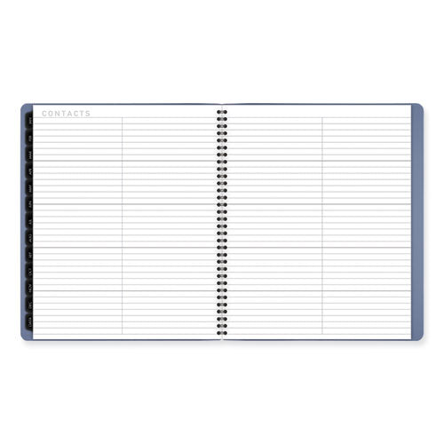 Contemporary Monthly Planner, 11.38 X 9.63, Blue Cover, 12-month (jan To Dec): 2024