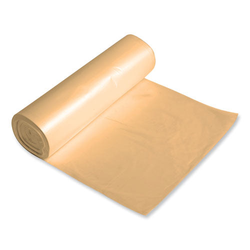 Can Liner, 16 Gal, 0.35 Mil, 32" X 24", Buff, 500/carton