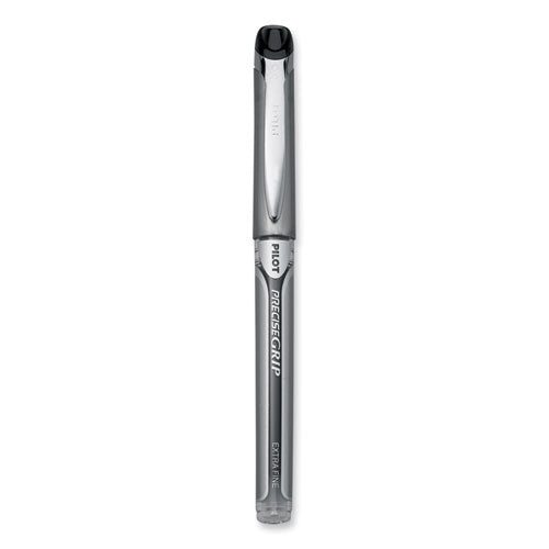 Precise Grip Roller Ball Pen, Stick, Extra-fine 0.5 Mm, Black Ink, Black Barrel