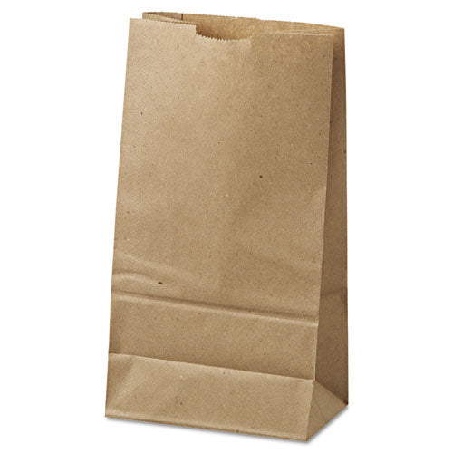 Grocery Paper Bags, 35 Lb Capacity, #6, 6" X 3.63" X 11.06", Kraft, 500 Bags