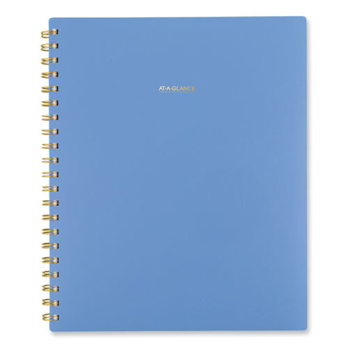 Harmony Weekly/monthly Poly Planner, 11 X 9.38, Blue Cover, 13-month (jan To Jan): 2024 To 2025