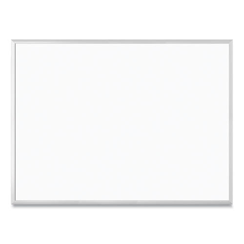 Magnetic Dry Erase Board With Aluminum Frame, 47 X 35, White Surface, Silver Frame