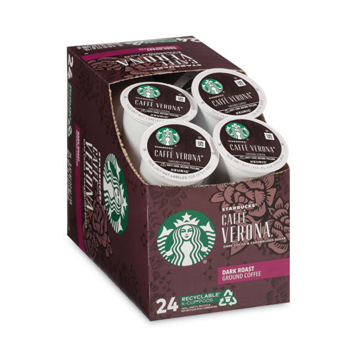 Caffe Verona Coffee K-cups Pack, 24/box