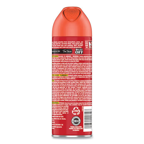 Active Insect Repellent, 6 Oz Aerosol Spray, 12/carton