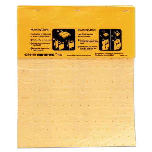 Over-the-spill Pad Tablet, 12 Oz, 16.5 X 14, 22/pack