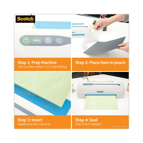 Heat-free 12" Laminating Machine With 1 Dl1005 Cartridge, 12" Max Document Width, 9.2 Mil Max Document Thickness