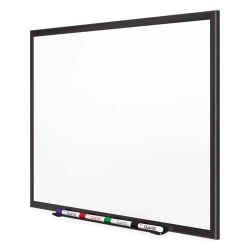 Classic Series Porcelain Magnetic Dry Erase Board, 36 X 24, White Surface, Black Aluminum Frame