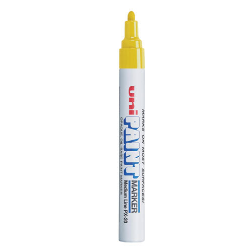 Permanent Marker, Medium Bullet Tip, Yellow