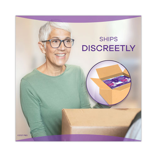 Discreet Sensitive Bladder Protection Pads, Heavy Absorbency, Long, 39/pack, 3 Packs/carton