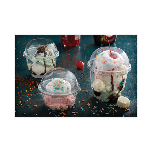 Earthchoice Strawless Rpet Lid, Dome Lid, Fits 9 Oz To 20 Oz "a" Cups, Clear, 900/carton