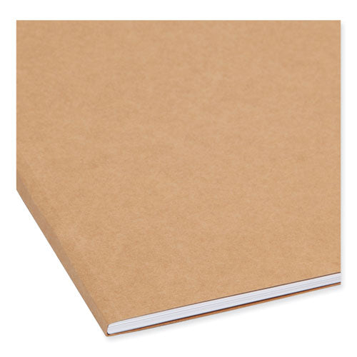 Top Tab Fastener Folders, 1/3-cut Tabs: Assorted, 0.75" Expansion, 2 Fasteners, Legal Size, Kraft Exterior, 50/box