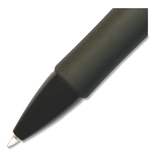 Striderio Gel Pen, Retractable, Medium 0.7 Mm, Black Ink, Translucent Black Barrel, 12/box