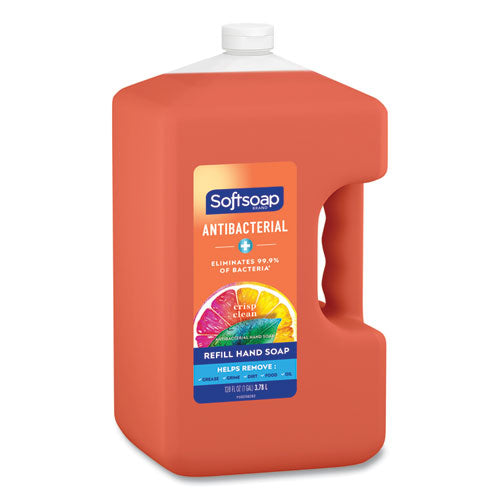 Antibacterial Liquid Hand Soap Refill, Crisp Clean, 1 Gal Bottle, 4/carton