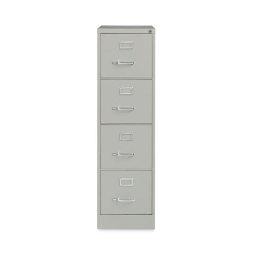 Vertical Letter File Cabinet, 4 Letter-size File Drawers, Light Gray, 15 X 22 X 52