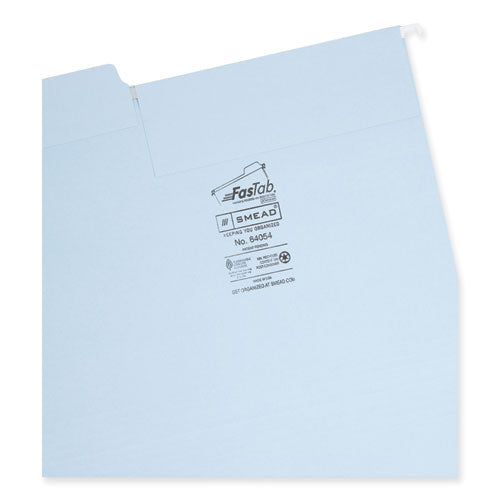 Fastab Hanging Folders, Letter Size, 1/3-cut Tabs, Assorted Earthtone Colors, 18/box