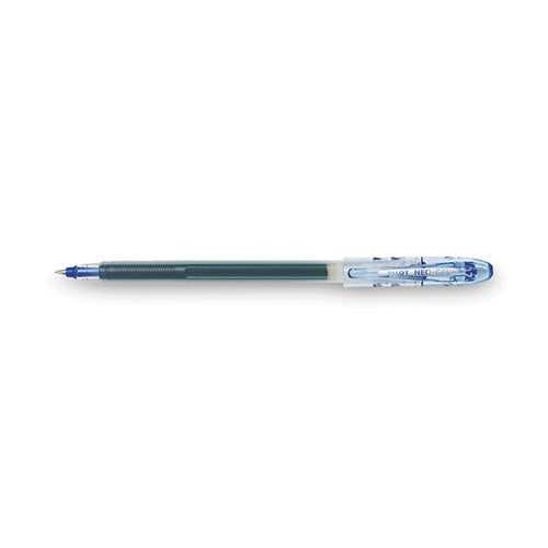 Neo-gel Gel Pen, Stick, Fine 0.7 Mm, Blue Ink, Translucent Blue Barrel, Dozen