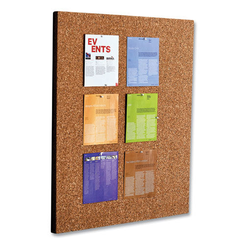 Idesign Frameless Cork Bulletin Board, 46 X 36, Tan Surface