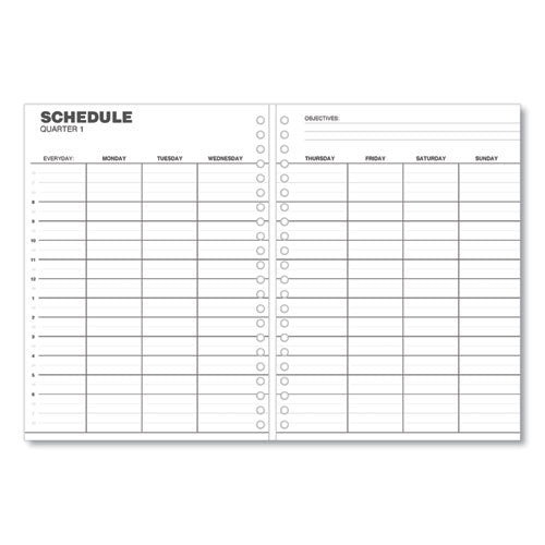 Monthly Planner, 11 X 8, Black Cover, 14-month, Dec 2023 To Jan 2025