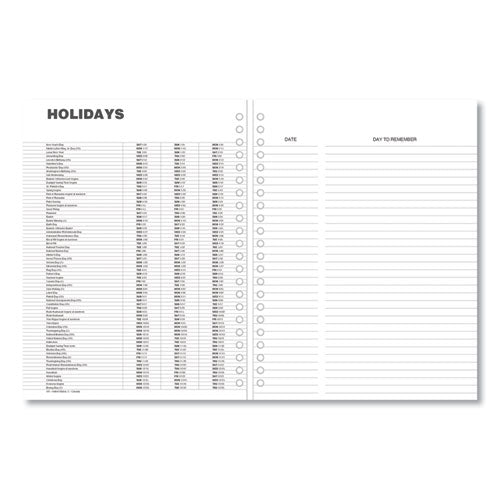 Monthly Planner, 11 X 8, Black Cover, 14-month, Dec 2023 To Jan 2025