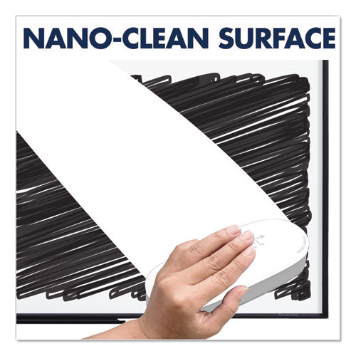 Classic Series Nano-clean Dry Erase Board, 24 X 18, White Surface, Black Aluminum Frame