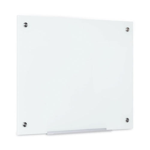 Magnetic Glass Dry Erase Board, 72 X 48, Opaque White Surface