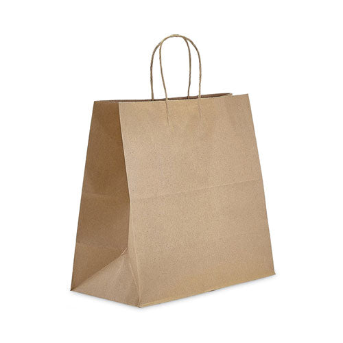 Kraft Paper Bags, Jr. Mart, 13 X 7 X 13, Natural, 250/carton