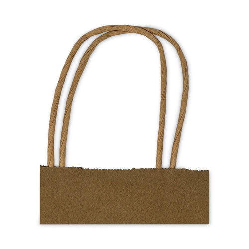 Kraft Paper Bags, Jr. Mart, 13 X 7 X 13, Natural, 250/carton