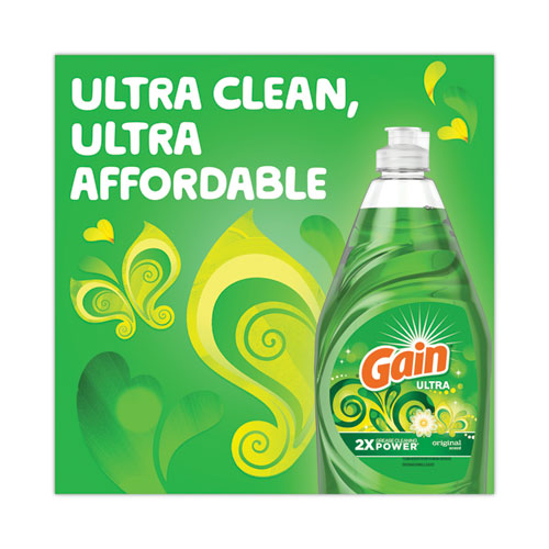 Dishwashing Liquid, Gain Original, 38 Oz Bottle, 8/carton