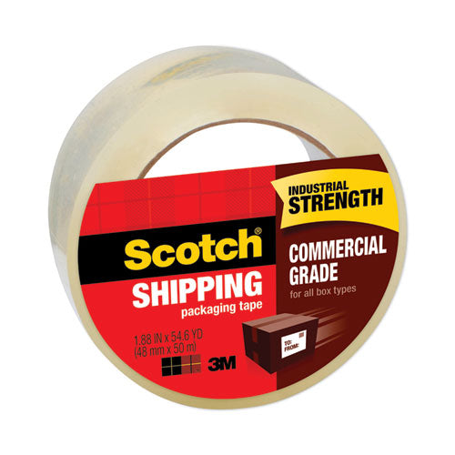 3750 Commercial Grade Packaging Tape, 3" Core, 1.88" X 54.6 Yds, Clear