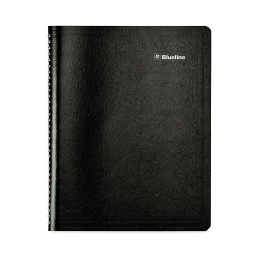 Academic Monthly Planner, 11 X 8.5, Black Cover, 14-month (july To Aug): 2023 To 2024