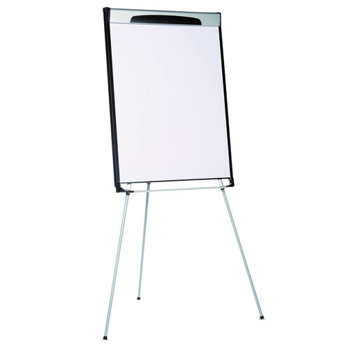 Tripod Extension Bar Magnetic Dry-erase Easel, 39" To 72" High, Black/silver