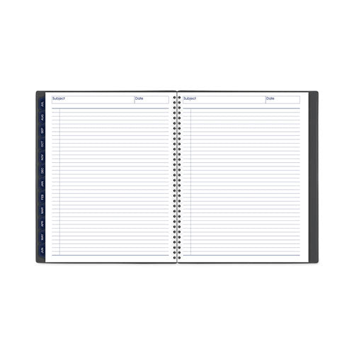 Dayminder Academic Monthly Desktop Planner, Twin-wire Binding, 11 X 8.5, Charcoal Cover, 12-month (july To June): 2023-2024