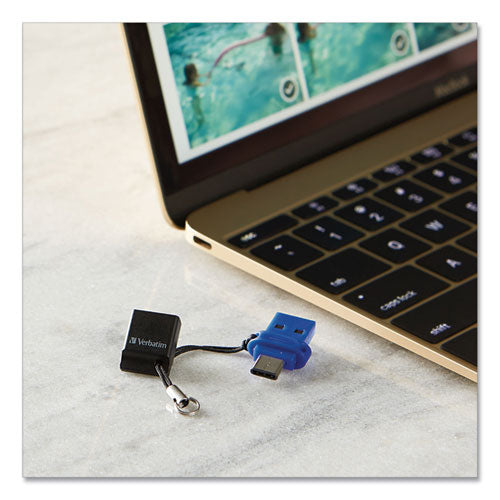 Store ‘n' Go Dual Usb 3.0 Flash Drive For Usb-c Devices, 32 Gb, Blue