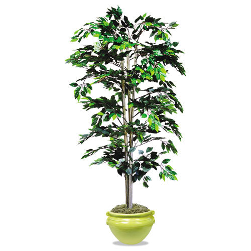 Artificial Ficus Tree, 6 Ft Tall