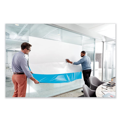 Dry Erase Surface With Adhesive Backing, 72 X 48, White Surface