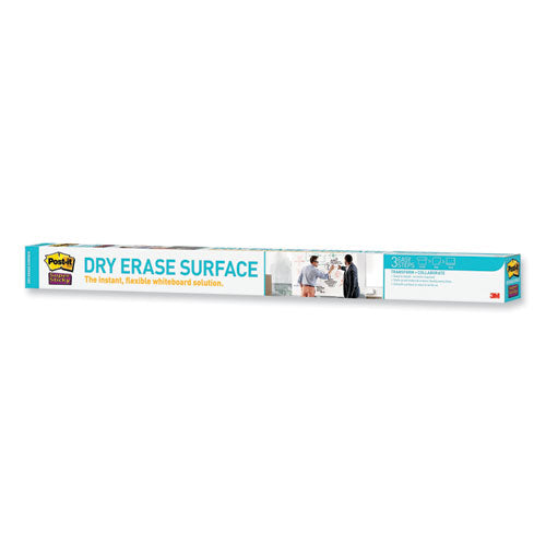 Dry Erase Surface With Adhesive Backing, 72 X 48, White Surface