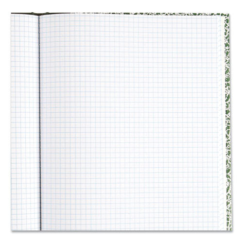 Lab Notebook, Quadrille Rule (5 Sq/in), Green Marble Cover, (96) 10.13 X 7.88 Sheets