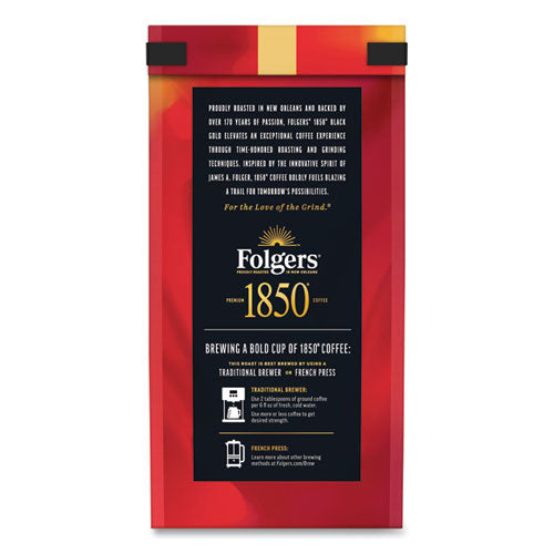 Coffee, Black Gold, Dark Roast, Ground, 12 Oz Bag, 6/carton