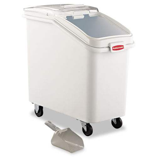 Prosave Mobile Ingredient Bin, 26.18 Gal, 15.5 X 29.5 X 28, White, Plastic