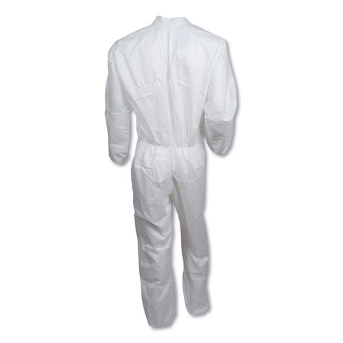 A30 Elastic-back Coveralls, White, X-large, 25/carton