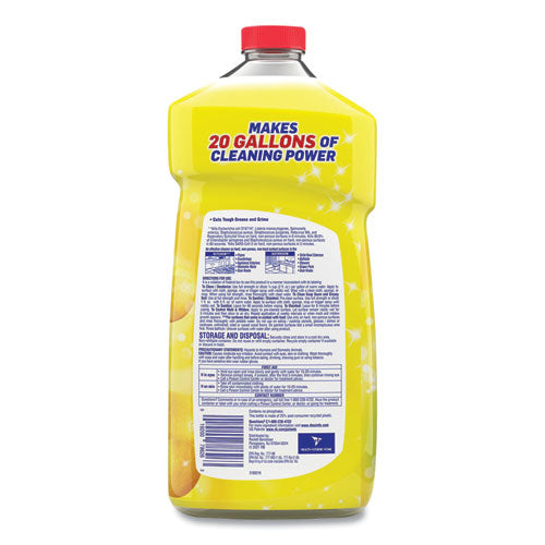 Clean And Fresh Multi-surface Cleaner, Sparkling Lemon And Sunflower Essence, 40 Oz Bottle, 9/carton